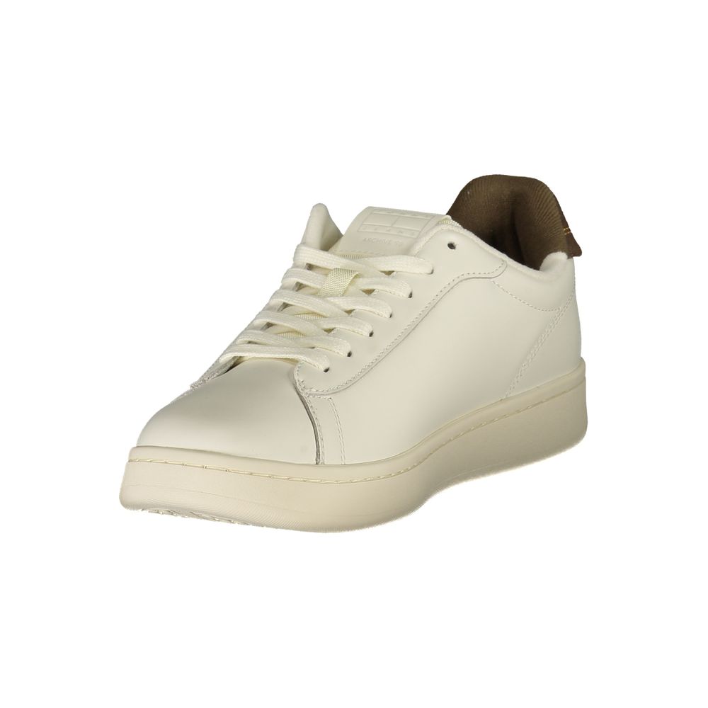 Tommy Hilfiger Bianco Polyurethane Men Sneaker 1728,67403481248,Athletic - Sneakers - Shoes,EU40/US7,EU41/US8,EU42/US9,EU43/US10,EU44/US11,EU45/US12,EU46,Men,New with tags,Shoes,Sneakers - Shoes,Tommy Hilfiger,White