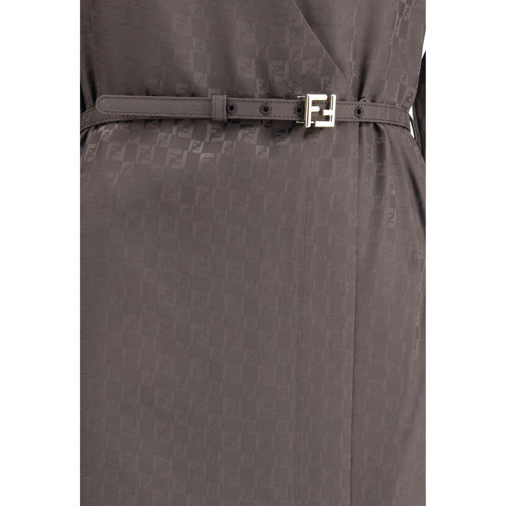 Fendi FF silk jacquard Dress