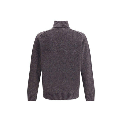 Brooksfield Multicolor Fleece Wool Turtleneck Brooksfield