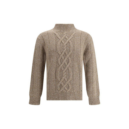 Brooksfield Beige Wool Sweatshirt Brooksfield