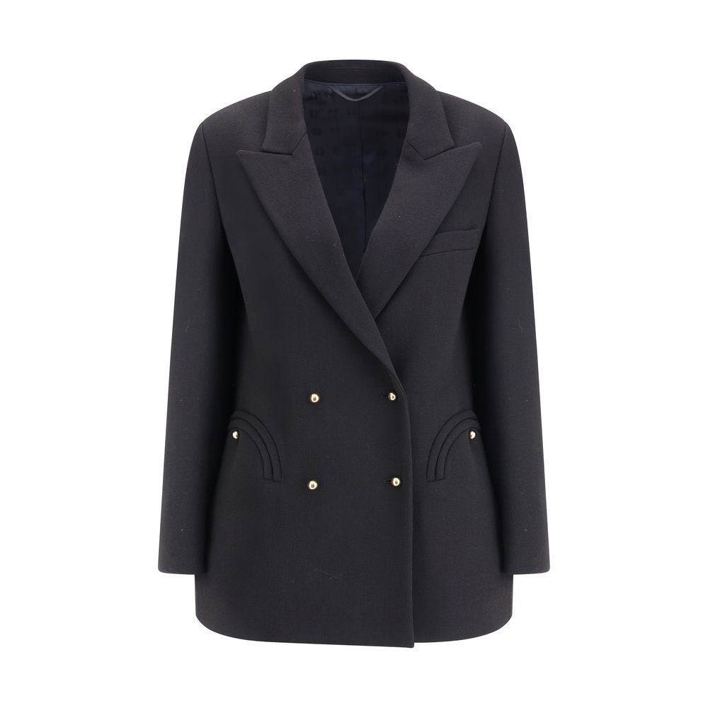 Blazé Milano Black Fleece Wool Blazer
