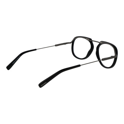 Ermenegildo Zegna Black Metal Glasses (Frames) Ermenegildo Zegna