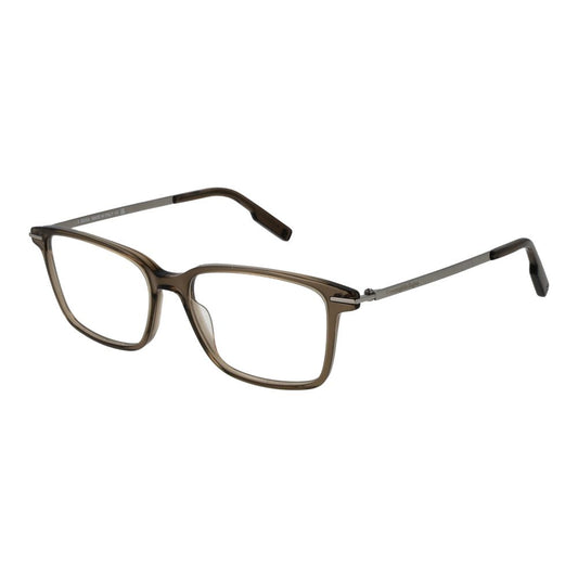 Ermenegildo Zegna Beige Acetate Glasses (Frames)
