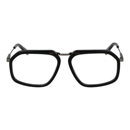 Ermenegildo Zegna Black Metal Glasses (Frames) Ermenegildo Zegna