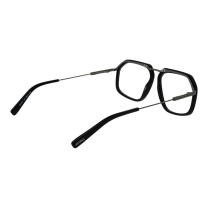 Ermenegildo Zegna Black Metal Glasses (Frames) Ermenegildo Zegna