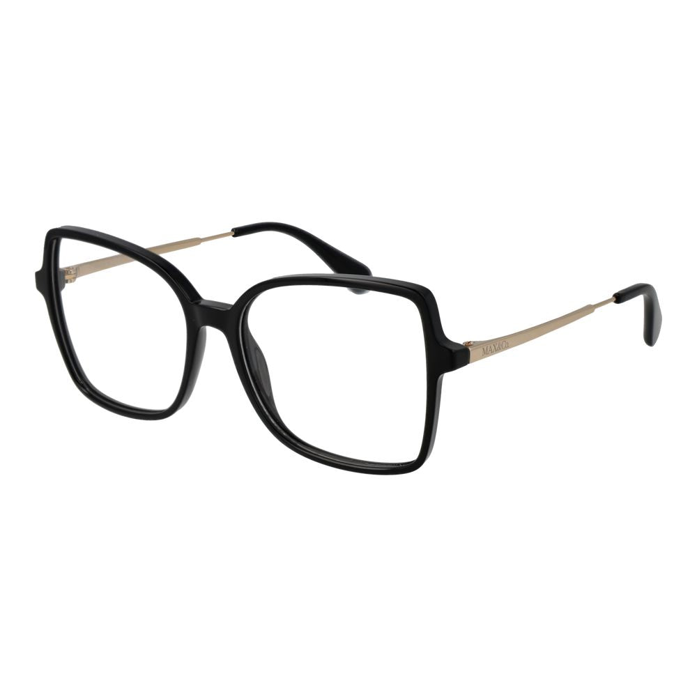 Max & Co Black Stainless Steel Glasses (Frames) Max & Co