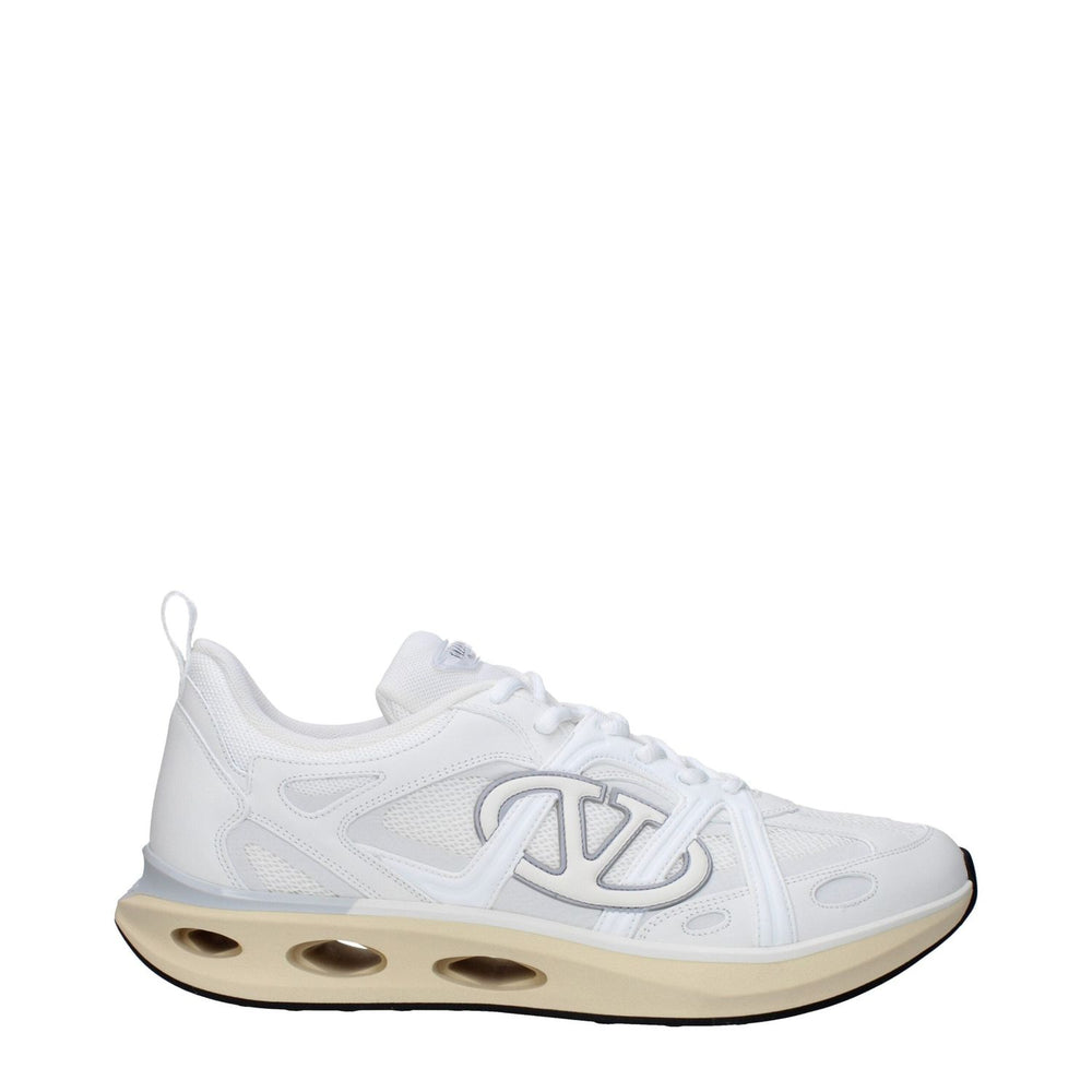 Valentino Garavani White Fabric Athletic Sneakers VA-9492731953417-EU40/US7
