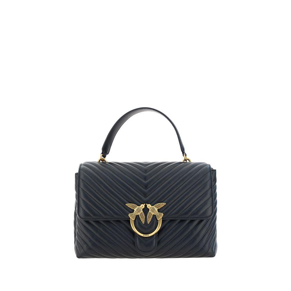 Front view with bag zipped and handles upright.