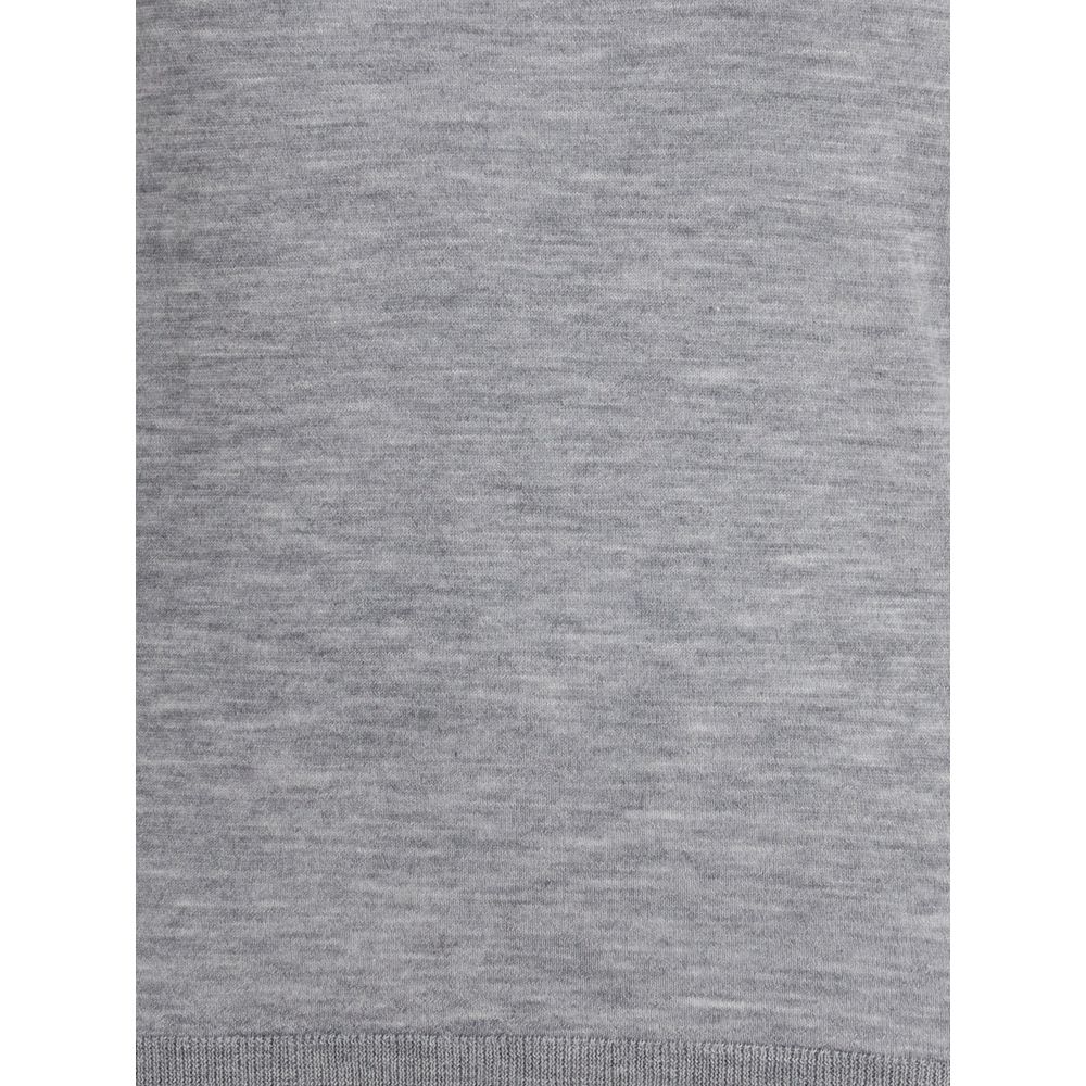 Allude Gray Cashmere Turtleneck Allude