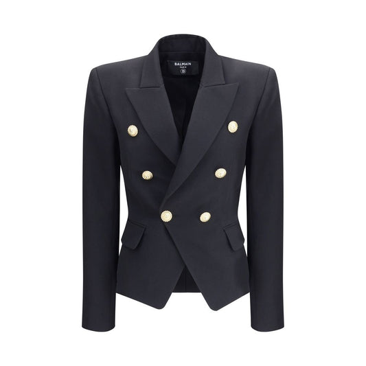Balmain Black Wool Blazer