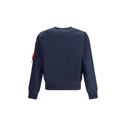 Parajumpers Blue Cotton Sweatshirt