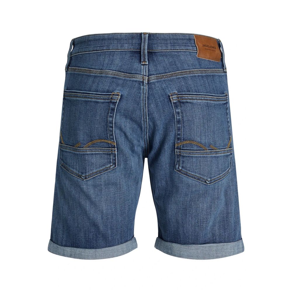 Jack Jones Blue Cotton Bermuda Shorts Jack Jones