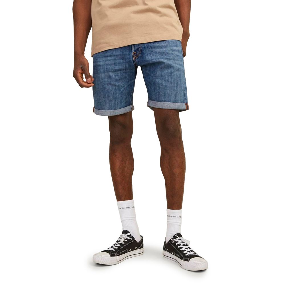 Jack Jones Blue Cotton Bermuda Shorts Jack Jones