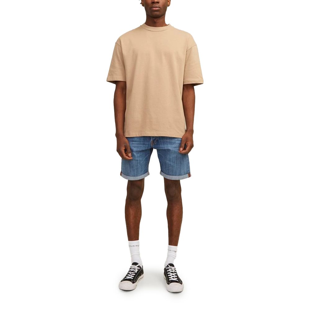 Jack Jones Blue Cotton Bermuda Shorts Jack Jones