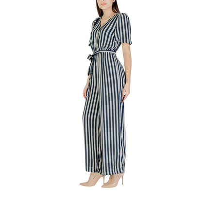 ICHI Blue Viscose Jumpsuit 1728,71956299936,Blue,Clothing,ICHI,IT44|L,Jumpsuits - Clothing,Jumpsuits - Jumpsuits - Clothing,New with tags,Women