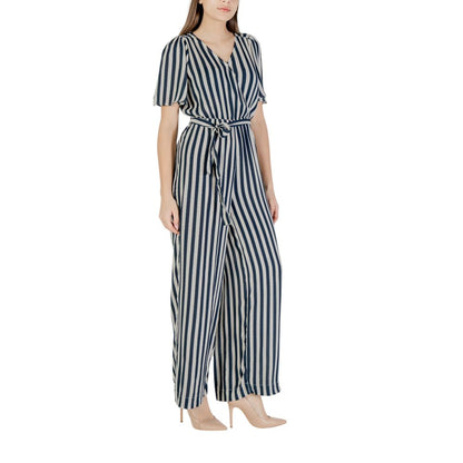 ICHI Blue Viscose Jumpsuit 1728,71956299936,Blue,Clothing,ICHI,IT44|L,Jumpsuits - Clothing,Jumpsuits - Jumpsuits - Clothing,New with tags,Women