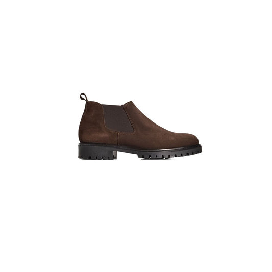 Roberto Pepe Luxury Brown Calfskin Men Boot Roberto Pepe Luxury