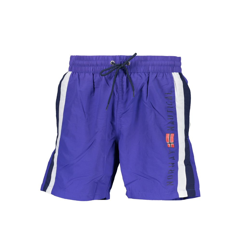 Norway 1963 Blu Poliammide Men's Swim Boxer