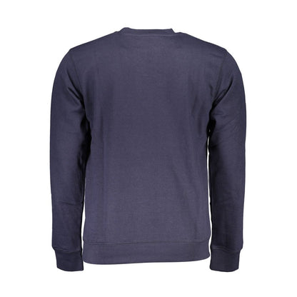 Gianmarco Venturi Blue Cotton Men Sweatshirt