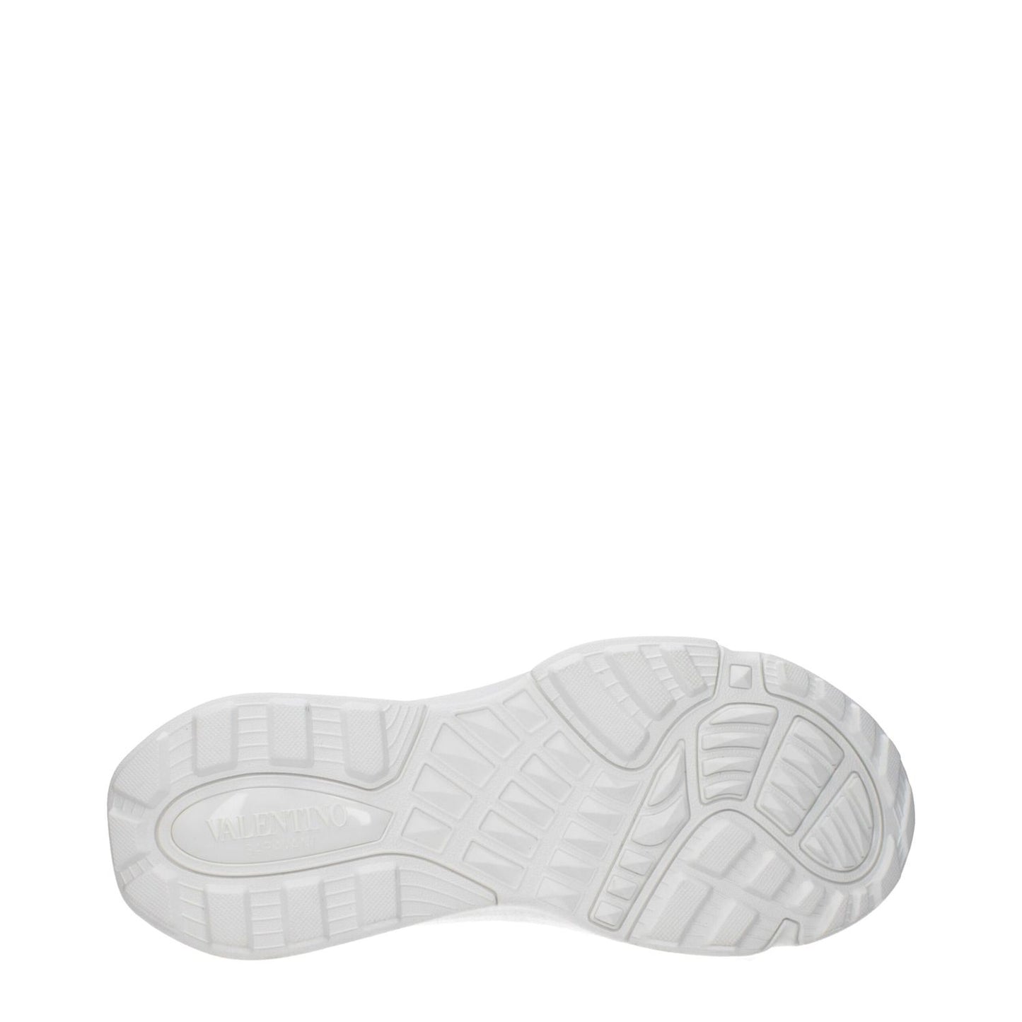 Valentino Garavani White Fabric Athletic Sneakers
