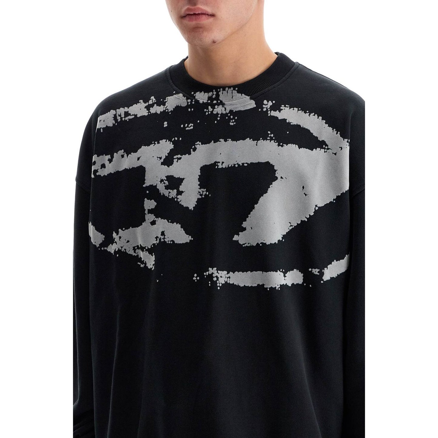 Diesel Diesel fleece sweatshirt with f Topwear Diesel