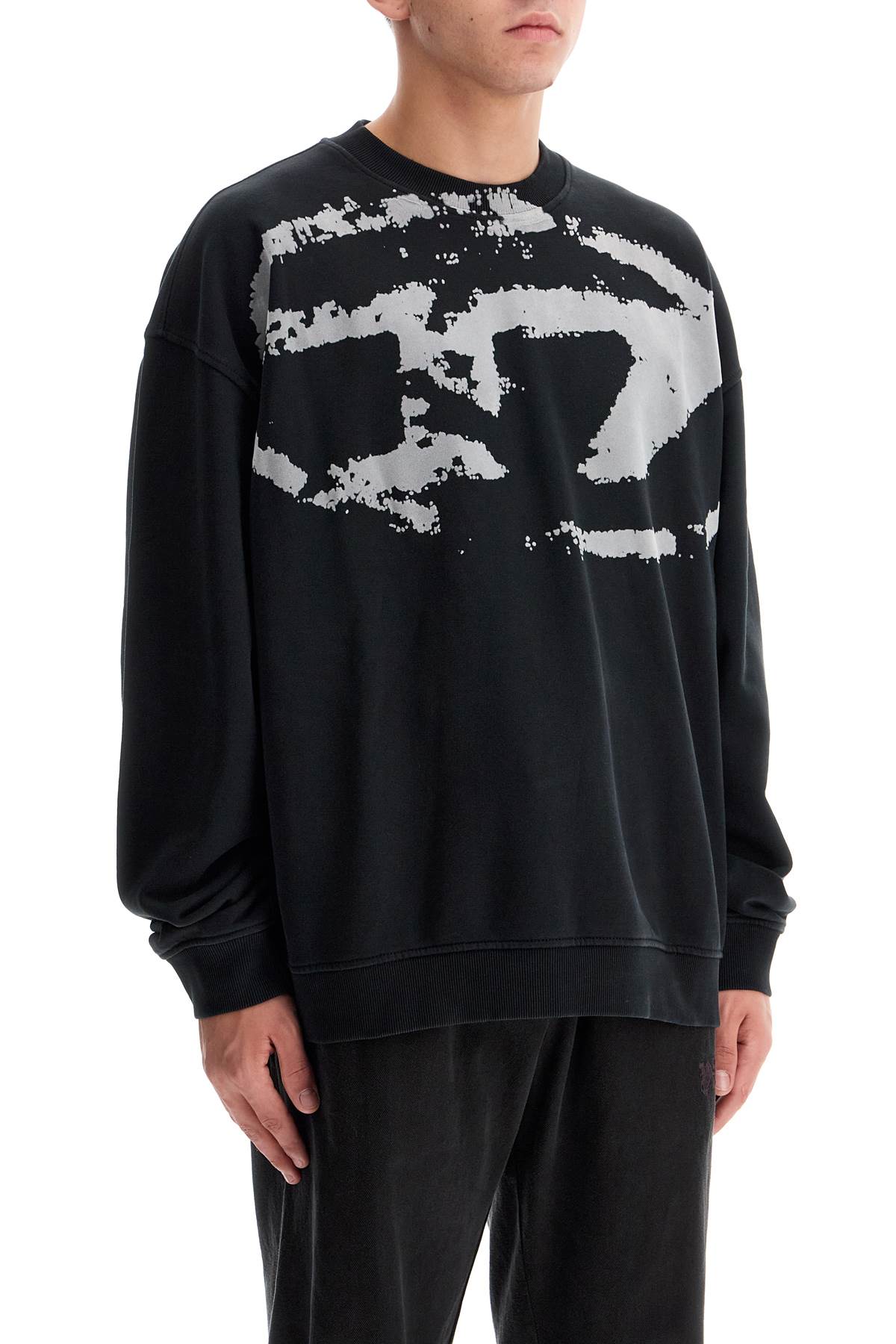 Diesel Diesel fleece sweatshirt with f Topwear Diesel