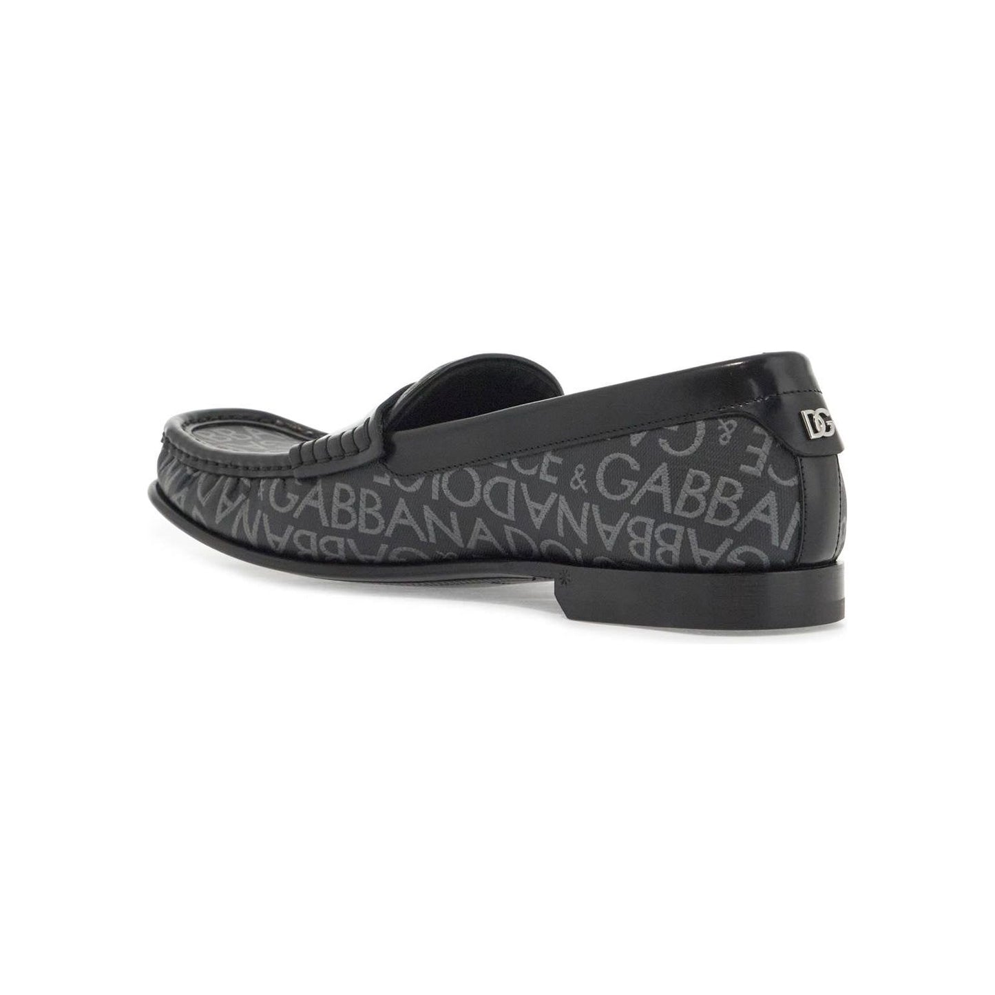 Dolce & Gabbana jacquard canvas loafers Moccasins Dolce & Gabbana