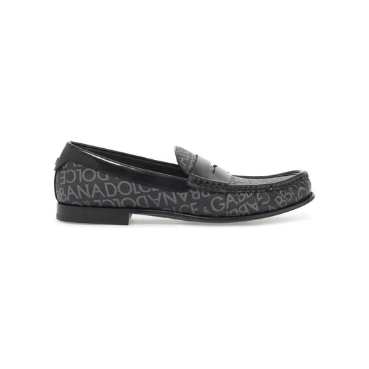 Dolce & Gabbana jacquard canvas loafers Moccasins Dolce & Gabbana