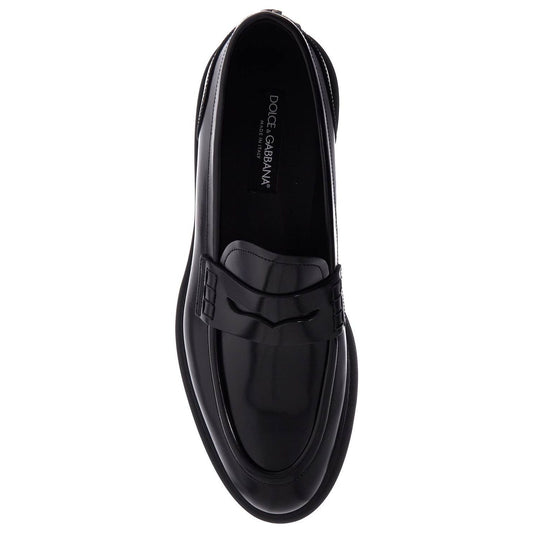 Dolce & Gabbana brushed leather loafers Moccasins Dolce & Gabbana