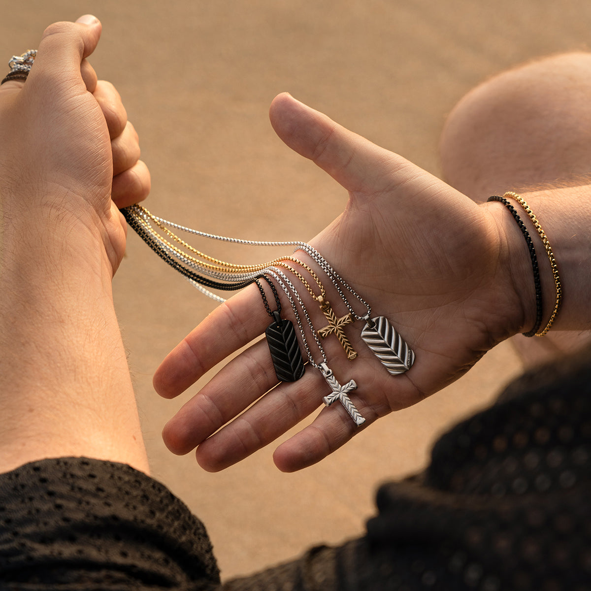 AN JEWELS JEWELRY Mod. AA.C256PBK AN JEWELS