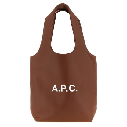 A.P.C. Brown Polyester Handbag