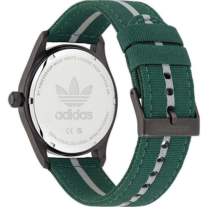 Adidas Bicolor Fabric Dress Watch Adidas