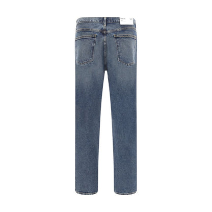 Agolde Blue Cotton Skinny Jeans Agolde