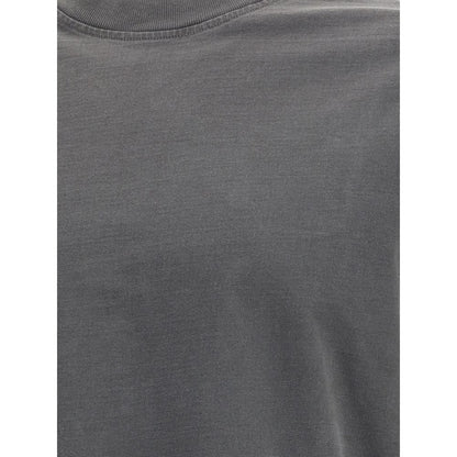 Agolde Gray Cotton Long Sleeve T-Shirt Agolde
