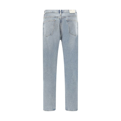 Agolde Light Blue Cotton Skinny Jeans Agolde