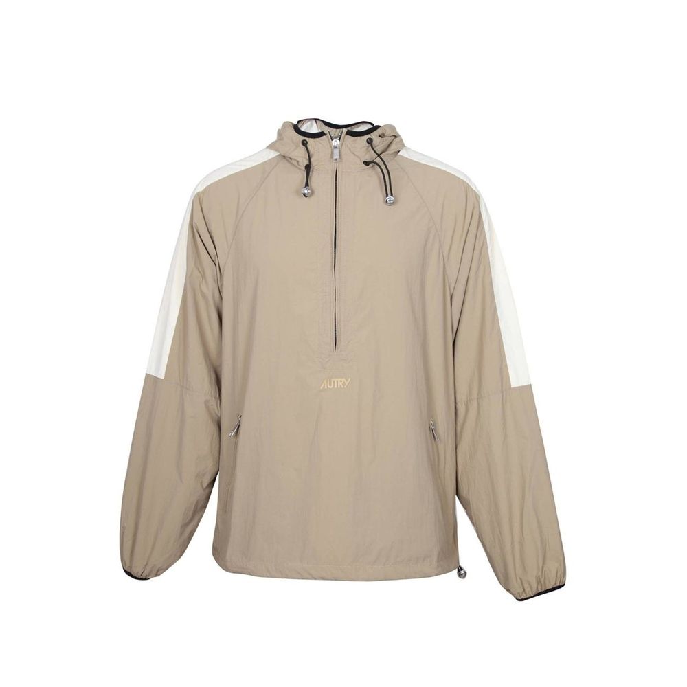 Autry Beige Nylon Shell Jacket 1728,75611013280,Autry,Beige,Clothing,Jackets & Coats - Clothing,M,Men,New with tags,S,Shell Jackets - Jackets & Coats - Clothing