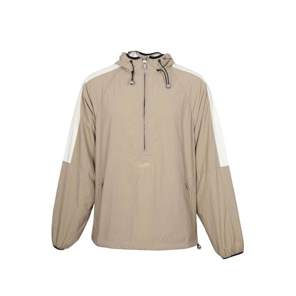 Autry Beige Nylon Shell Jacket 1728,75611013280,Autry,Beige,Clothing,Jackets & Coats - Clothing,M,Men,New with tags,S,Shell Jackets - Jackets & Coats - Clothing