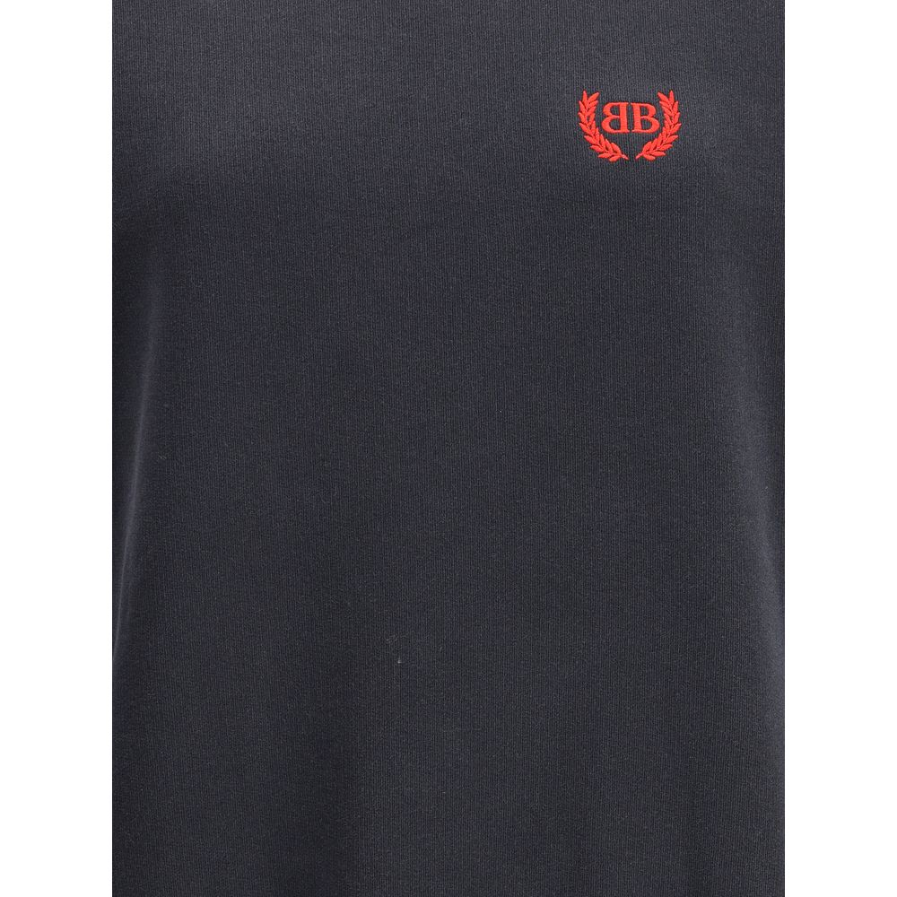 Balenciaga Black Cotton Casual Dress