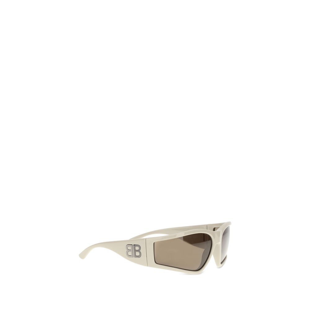 Balenciaga Cream Polyamide Sunglasses Balenciaga