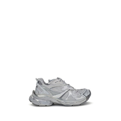 Balenciaga Gray Polyester Platform Sneakers Balenciaga
