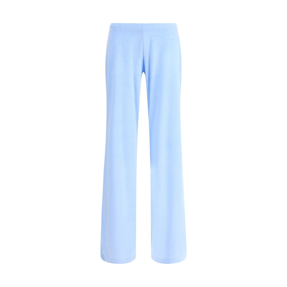 Balenciaga Light Blue Triacetate Casual Pants Balenciaga
