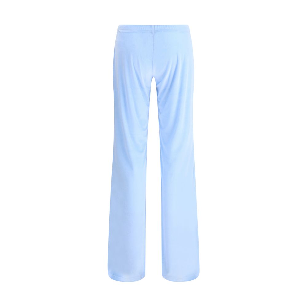 Balenciaga Light Blue Triacetate Casual Pants Balenciaga