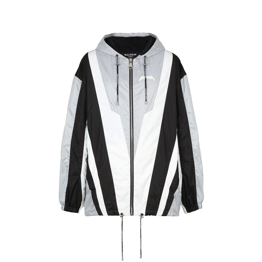 Balmain Black Polyester Shell Jacket1728,44,75611013280,Balmain,Black,Clothing,IT46 | S,Jackets & Coats - Clothing,Men,New with tags,Shell Jackets - Jackets & Coats - Clothing