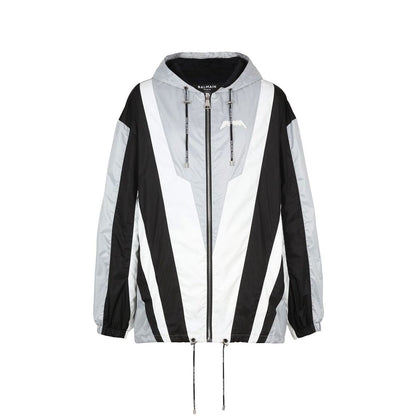 Balmain Black Polyester Shell Jacket1728,44,75611013280,Balmain,Black,Clothing,IT46 | S,Jackets & Coats - Clothing,Men,New with tags,Shell Jackets - Jackets & Coats - Clothing