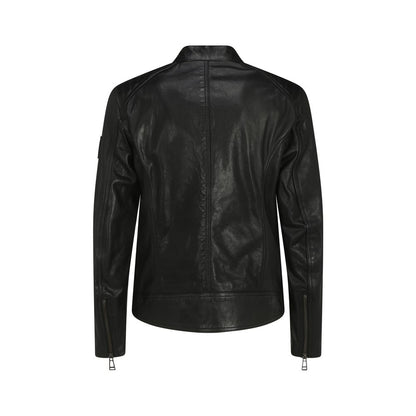 Belstaff Black Leather Jacket Belstaff