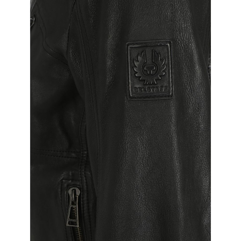 Belstaff Black Leather Jacket Belstaff