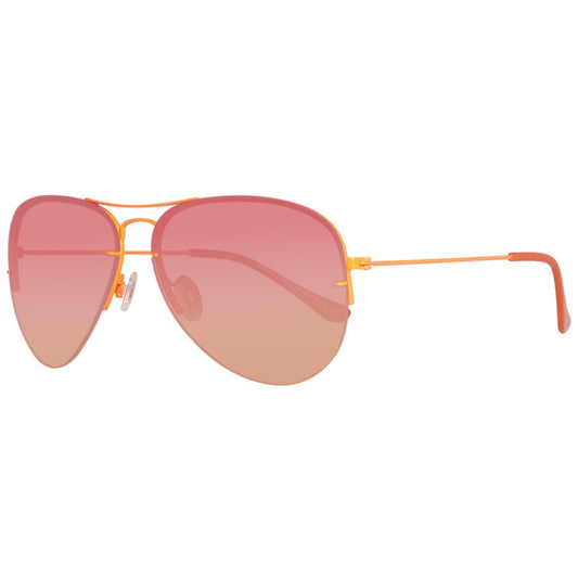 Benetton Orange Metal Sunglasses Benetton