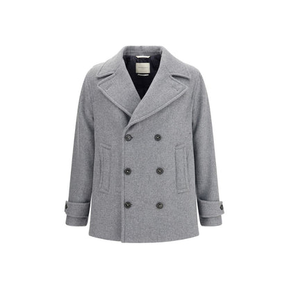 Brooksfield Gray Wool Coat Brooksfield