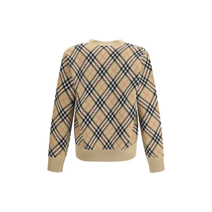 Burberry Beige Wool Cardigan Burberry
