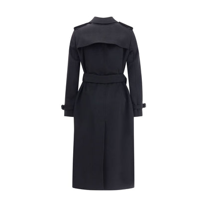 Burberry Black Cashmere Coat Burberry